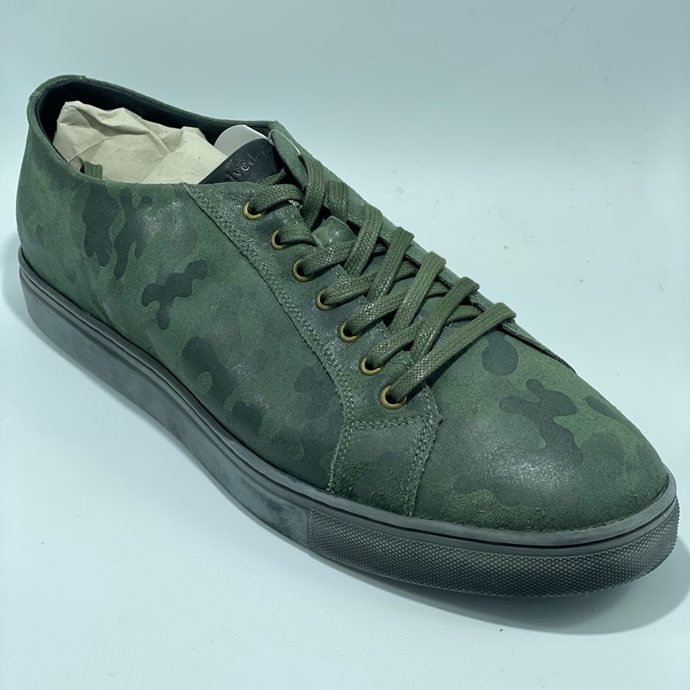 Camouflage Men’s‎ 13D Belvedere Studio Sneakers Oliver Green Suede Leather